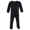 Hudson Baby Infant Girls Cotton Sleep and Play, Bonjour - 4 of 4