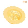 Unique Bargains Plastic Handle Kitchen with Handle Sink Drain Strainer 4 Pcs - 3 of 4