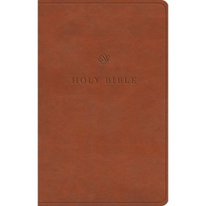 ESV Value Thinline Bible (Trutone, English Saddle) - by  Esv Bibles (Leather Bound) - 1 of 1
