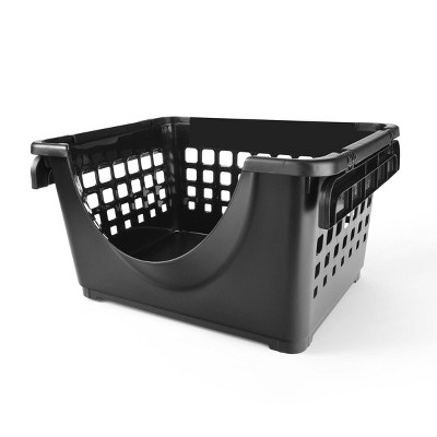 Stackable Bin Black - Bullseye's Playground™