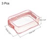 Unique Bargains Travel PVC Toiletry Bags Cosmetic Bags with Zipper for Home Storage and Travel - 2 of 3