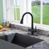 CASAINC Kitchen Faucet with Pull Down Sprayer Efficient Cleaning for with Deck Plate - 2 of 4