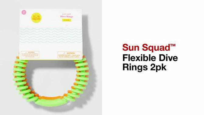 Flexible Dive Rings 2pk - Sun Squad&#8482;, 2 of 5, play video