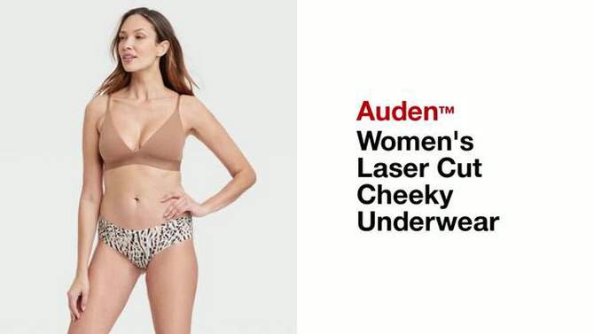 Women's Laser Cut Cheeky Underwear - Auden™, 2 of 6, play video