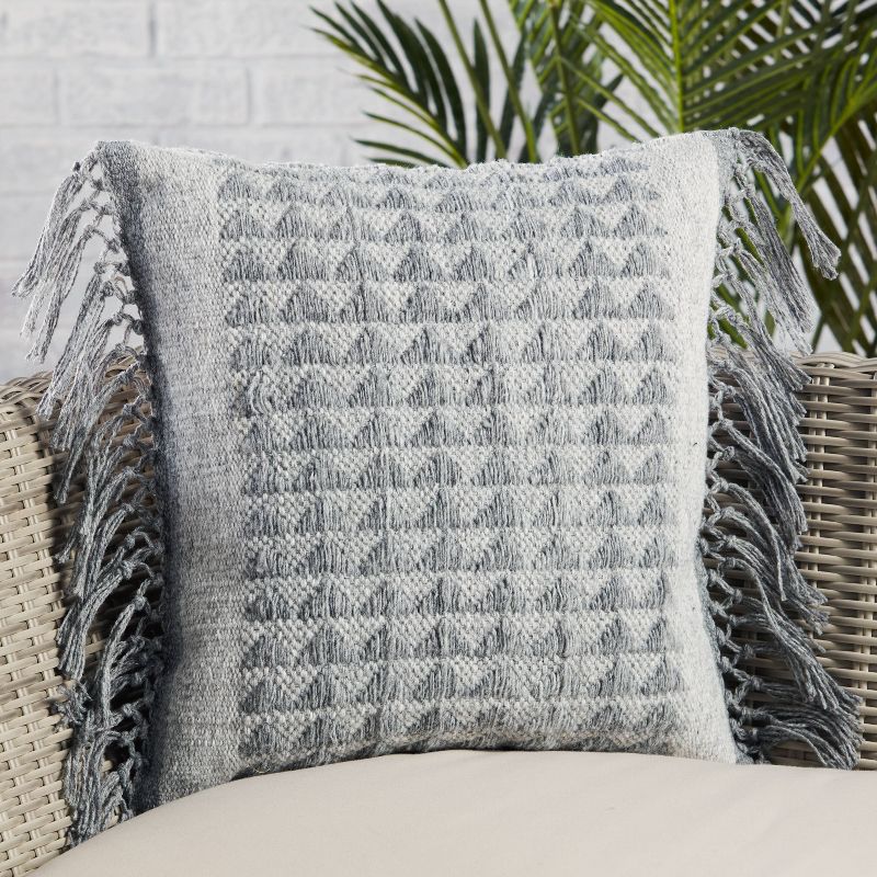 18"x18" Indoor & Outdoor Vibe by Edris Geometric Square Throw Pillow Cover - Jaipur Living, 5 of 7