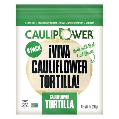 CAULIPOWER Frozen Cauliflower Tortillas - 7oz/8ct