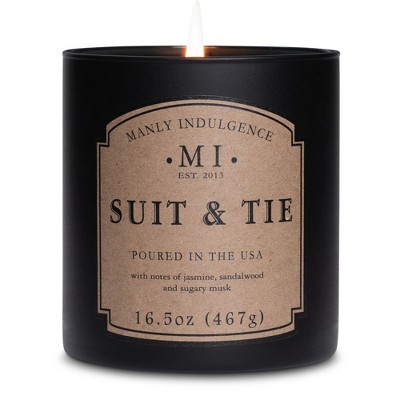 Black Lavender Sage Scented Soy Jar Candle