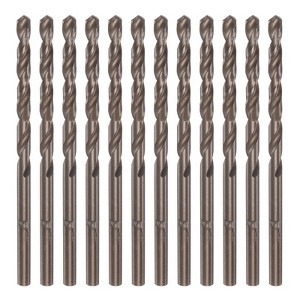 Unique Bargains M35 High Speed Steel Cobalt Straight Jobber Drill Bits 12 Pcs - 1 of 4