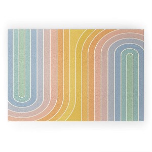 Colour Poems Gradient Curvature III Welcome Mat - Society6 - 1 of 4