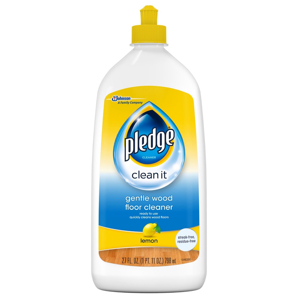 UPC 046500813160 product image for Pledge Gentle Lemon Wood Floor Cleaner - 27 fl oz | upcitemdb.com