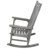 Lyngins Oversized Outdoor Fir Wood Rocking Chair – 21" Wide Contoured Seat, Indoor/Outdoor Accent Chair/Patio Chair with Wide Seat & Tall Backrest - 3 of 4