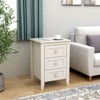 NicBex Mid-Century Nightstand Bedside End Table with Charging Station for Bedroom & Living Room - 2 of 4