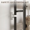 Hall Tree with Bench and Storage, 3-In-1 Entryway Coat Rack & Shoe Bench Organizer for Hallway - 4 of 4