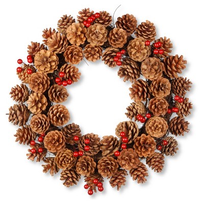 20" Pinecone Wreath - National Tree Company