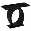 Kumasinova 39.4" Egg-Shaped Base Console Table,Minimalist Entryway Table with Sleek Design,Acacia Wood Sofa Table for Living Room,Hallway - 2 of 4