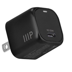 Monoprice 33W USB‑C Mini Cubic GaN Charger, PD 3.0, Dual Mode Charging 20W & 30W, Fast Charging -- Compatible with iPhone, iPad, Samsung Galaxy - 1 of 4