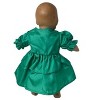 Doll Clothes Superstore Emerald Green Dress Fits 15-16 Inch Baby And Cabbage Patch Kid Dolls - 4 of 4