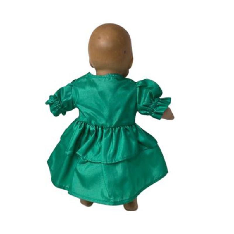 Doll Clothes Superstore Emerald Green Dress Fits 15-16 Inch Baby And Cabbage Patch Kid Dolls, 4 of 5