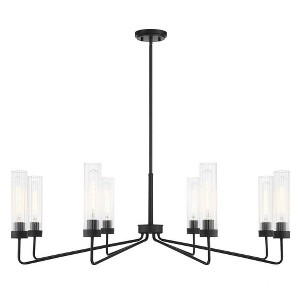 Savoy House Baker 8 - Light Chandelier in  Matte Black - 1 of 1