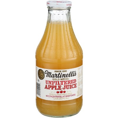Martinelli?s Gold Medal Unfiltered Apple Juice -33.8 fl oz