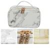 Unique Bargains Makeup Bag Cosmetic Brush Storage Box Makeup Organizers Travel Bag 8"x5"x4" 1 Pcs - 3 of 4