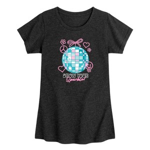 Girls' - Instant Message - Show Your Sparkle Short Sleeve Graphic T-Shirt - 1 of 3