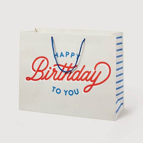 Happy Birthday Paper Bags, Goody Bags