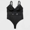 Women's Underwire Lace Lingerie Bodysuit - Auden™ Black - 4 of 4