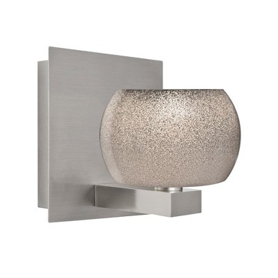Besa Lighting Keno 1 - Light Vanity in  Satin Nickel