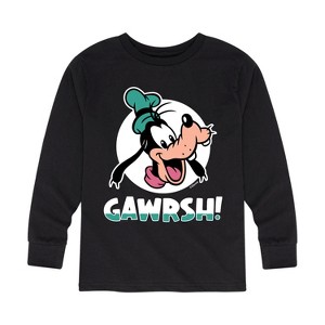 Boys' - Disney - Goofy Gawrsh Long Sleeve Graphic T-Shirt - 1 of 4