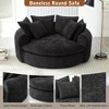 Whisen 59.8" Round Chaise Sofa Loaf Sofa Boneless Round Couch, Full-Compressed Sofa Bed with 8 Throw Pillows - 3 of 4