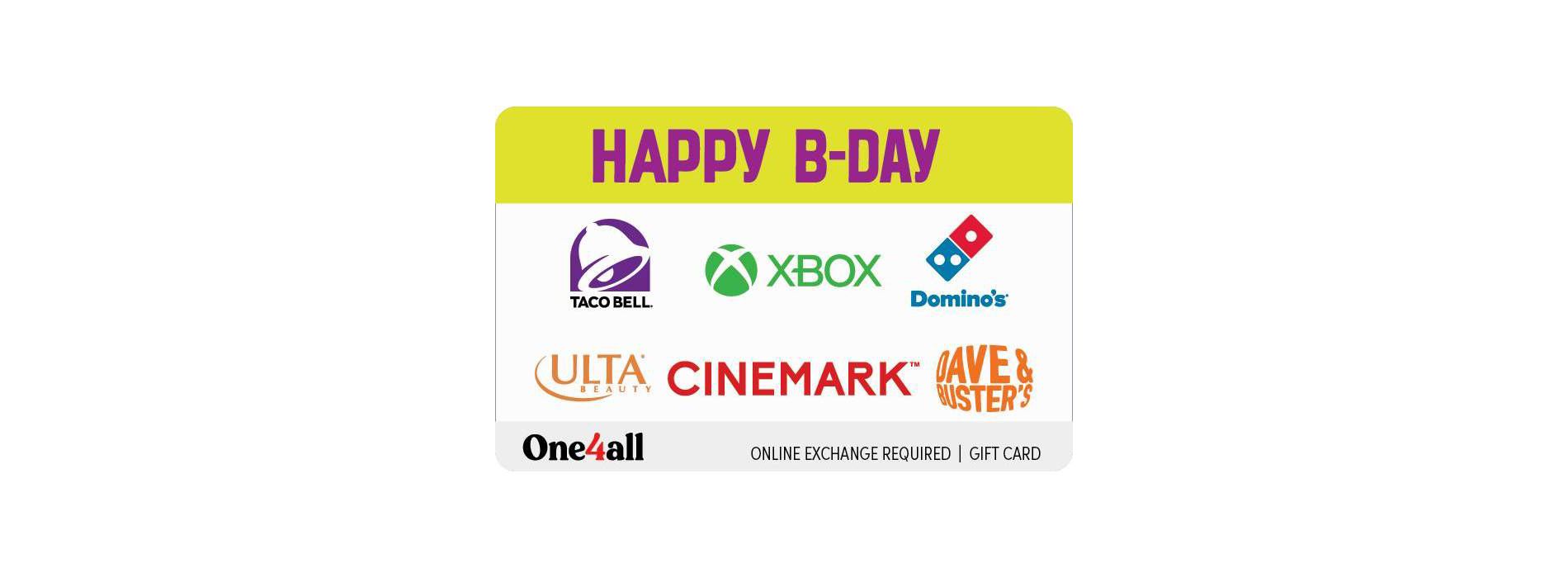 Happy B-Day Original Content Gift Card (Email Delivery)