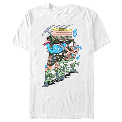 Men s Fortnite Cartoon Agent Jones T shirt White 3x Large Target