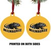 University of Wisconsin Milwaukee Official Logo Aluminum Holiday Christmas Tree Ornament - 2 of 4