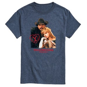 Men's - Yellowstone - Rip And Beth Montana Valentine Short Sleeve Graphic T-Shirt - 1 of 4