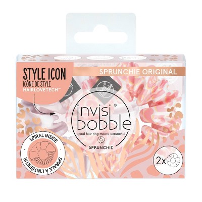 invisibobble Sprunchie Duo Urban Safari We'll Always Have Panther Hair Elastics - 2ct