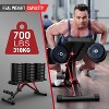 JOROTO MD35 Adjustable Weight Bench 8x4x3x2 Positions- 700 Pounds Load Foldable Strength Training Benches - 2 of 4