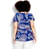 Avenue Women's Plus Size Kata Print Top - 3 of 4
