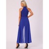 INSPIRE CHIC Women's Sleeveless Halter Neck Elegant Wedding Cocktail Dressy Jumpsuits - 3 of 4