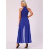 Allegra K Women's Sleeveless Halter Neck Belted Elegant Wedding Cocktail Dressy Jumpsuits - image 3 of 4