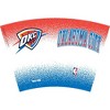 NBA Oklahoma City Thunder All Over Classic Tumbler with Straw Lid - 24oz: Portable Plastic Drinkware - 2 of 2