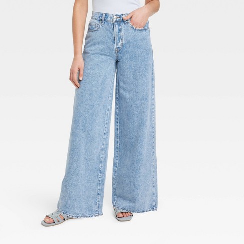 Extra wide leg jeans best sale