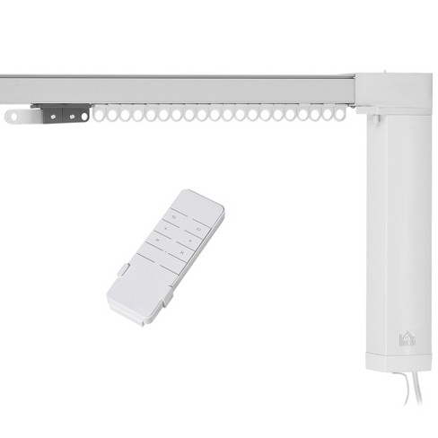 Motorized curtain rod store alexa