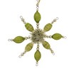 Bethany Lowe 7.0 Inch Peridot Starburst Ornament Christmas Beads Vintage-Looking Tree Ornaments - 2 of 3