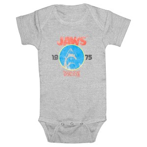 Infant's Jaws Retro Distressed Bigger Boat Bodysuit - 1 of 3