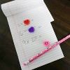 Mini Heart Erasers 144 Pack for Kids, Valentines Erasers in Bulk Stationary Gifts & Reward Prizes by 4E's Novelty - 4 of 4