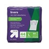 Panty Liners - Very Light Absorbency - Long - 44ct - up&up™ - image 2 of 3