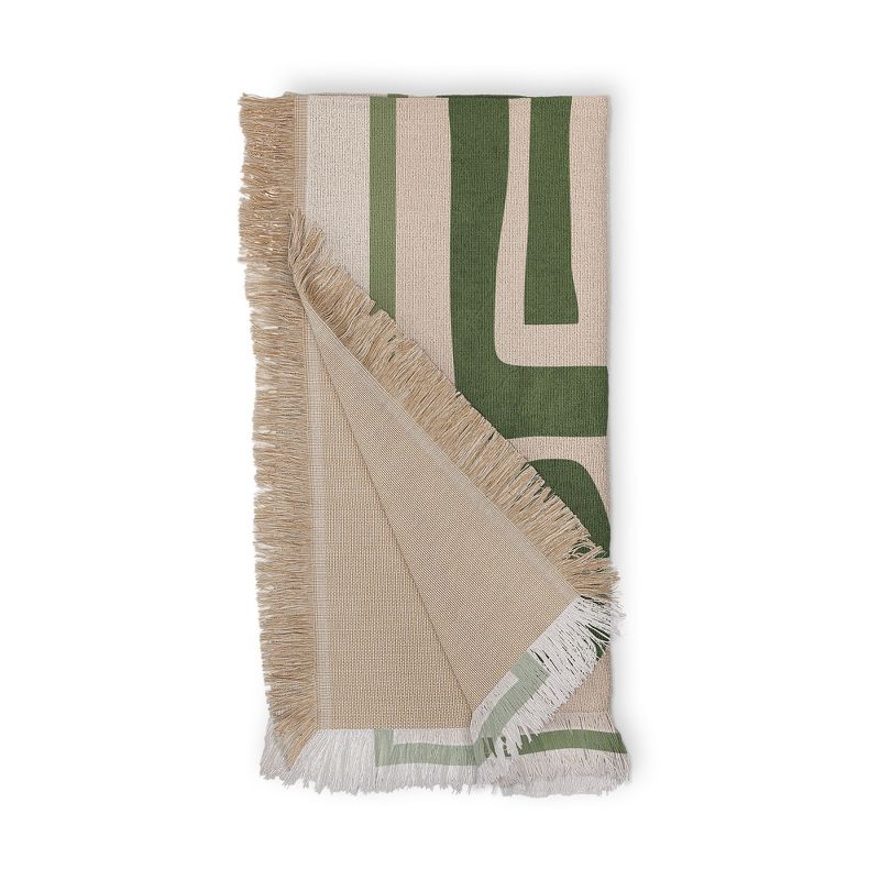 Nadja Organic Contemporary Modern 56"x46" Woven Throw Blanket - Deny Designs, 4 of 6