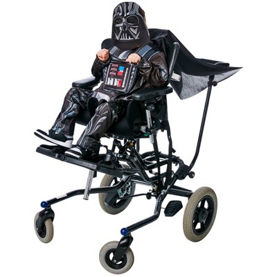 Kids' Adaptive Star Wars Darth Vader Halloween Costume Jumpsuit with Mask S