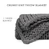 Chunky Knit Throw Blanket Braided, Soft & Cozy - Becky Cameron - 2 of 4